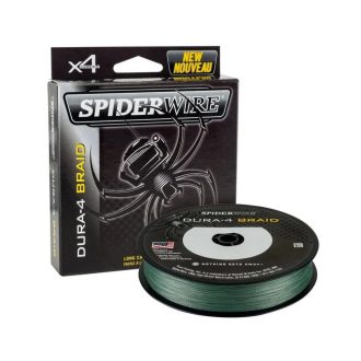   SpiderWire Dura-4 Braid fonott zsinór, 0,20 mm, 150 m, 17,0 kg, sötét zöld