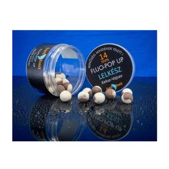   BaitBait Fluo-Pop up, 16 mm, Lázadó (tiszta eper), piros, 50 g