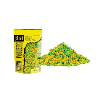   Carp Zoom 2in1 Turbo gyors oldódású pellet, 3 mm, ananász, banán, 500 g