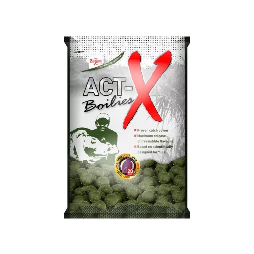 Carp Zoom Act-X bojli, 16 mm, szilva, 800 g