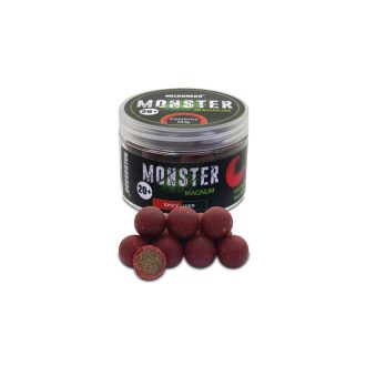   Haldorádó Monster Magnum bojli,20mm,80g,bordó,fűszeres máj