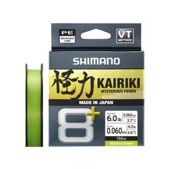 Shimano Kairiki 8+ fonott zsinór, 0,1 mm, 150 m, 6,5 kg