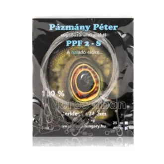   Pázmány Péter Ragadozóhalas előke standard gyorskapoccsal Fluorocarbon, 40 cm, 22,67 kg, 5 db